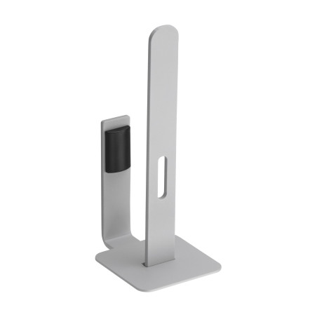 Réserve papier WC 2 rouleaux 203 mm, alu Plié thermolaqué gris mat