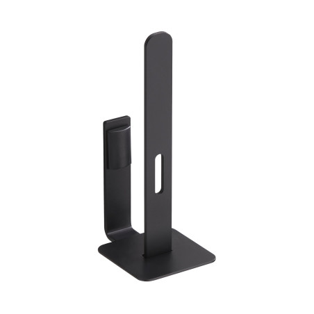 Réserve papier WC 2 rouleaux 203 mm, alu Plié thermolaqué noir mat