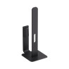 Réserve papier WC 2 rouleaux 203 mm, alu Plié thermolaqué noir mat
