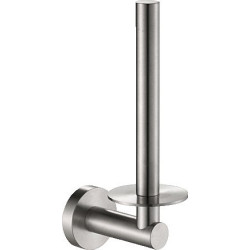 Réserve papier WC 1 rouleau, 53x175x87 mm, inox brossé