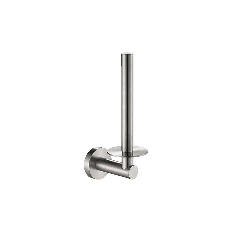 Réserve papier WC 1 rouleau, 53x175x87 mm, inox brossé