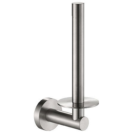 Réserve papier WC 1 rouleau, 53x175x87 mm, inox brossé