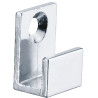 Support miroir à vis 1 patte 11 x 15 x 22 mm, zamak chromé, fixation invisible