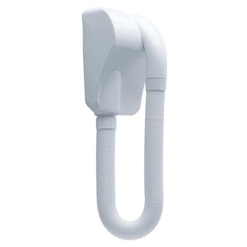 Sèche cheveux 1000 W, 460 x 140 x 150 mm, classe II, abs blanc, automatique