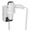 Sèche cheveux 1400 W, 205 x 245 x 139 mm, classe II, abs blanc, 3 températures