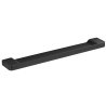 Tablette de lavabo 550 mm, aluminium plié thermolaqué noir mat