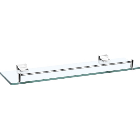 Tablette de lavabo CUBIC L520 x P136 x H53 mm, en laiton chromé