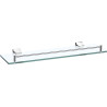 Tablette de lavabo CUBIC L520 x P136 x H53 mm, en laiton chromé