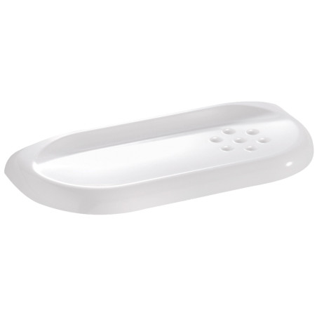 Tablette lavabo 300 x 120 x 30 mm, résine thermodurcie blanc