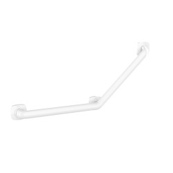 Barre d'appui 135° 3pf symétrique, 389x389mm, ERGOLIFE Nylon blanc Ø 38x25 mm