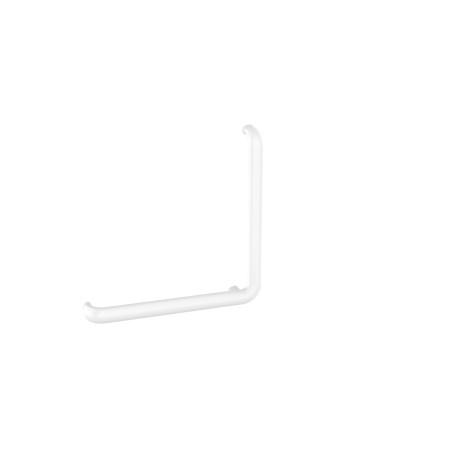 Barre d'appui 90° 3pf symétrique, ERGOLIFE sans embase, nylon blanc Ø 38x25 mm