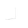 Barre d'appui 90° 3pf symétrique, ERGOLIFE sans embase, nylon blanc Ø 38x25 mm