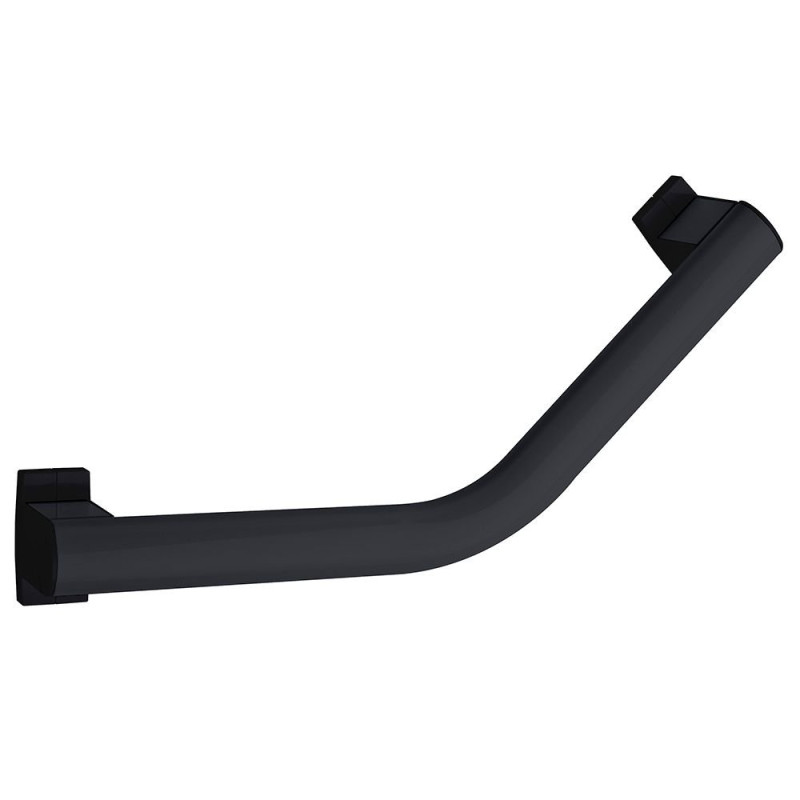 Barre d'appui 135° symétrique, 232 x 232 mm, tube alu. anthracite Ø 38 x 25 mm