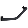 Barre d'appui 135° symétrique, 232 x 232 mm, tube alu. anthracite Ø 38 x 25 mm