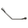Barre d'appui 135°, 330x330mm, tube inox 304, brossé, Ø25mm, fix. invisibles