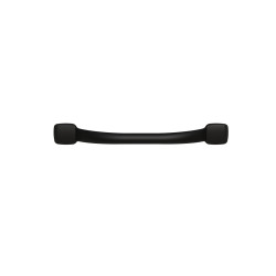 Barre d'appui droite, tube acier époxy Noir MAT Ø25mm, fixations invisibles