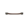 Barre d'appui droite, tube acier époxy Taupe Ø 25mm, fixations invisibles