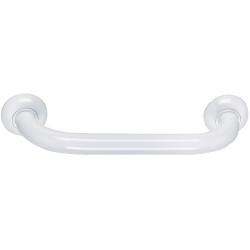 Barre d'appui droite, tube alu. époxy Ø 30 mm, cache-fixations, blanche