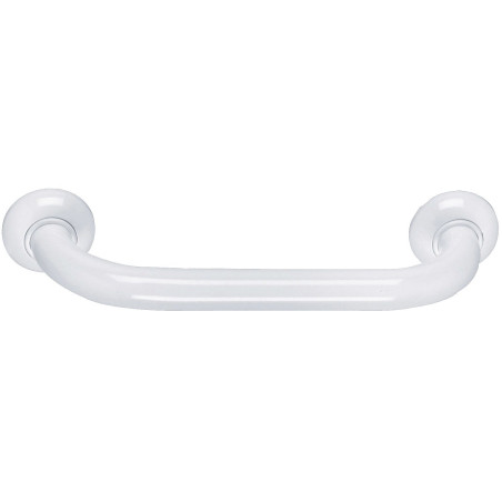 Barre d'appui droite, tube alu. époxy Ø 30 mm, cache-fixations, blanche