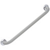 Barre d'appui droite, tube aluminium gris soft Ø 30 mm, cache-fixations