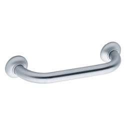 Barre d'appui droite, tube inox 304 brossé Ø 30 mm, fixations invisibles