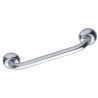 Barre d'appui droite, tube laiton chromé Ø 25 mm, fixations invisibles