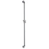 Barre d'appui droite, tube laiton chromé Ø 32 mm, cache brillant