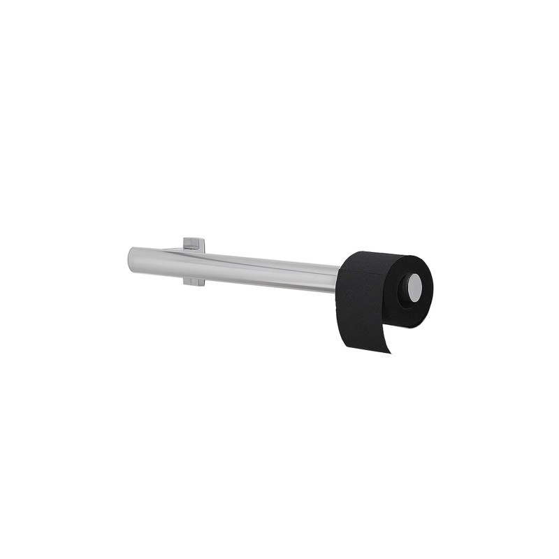 Barre d'appui multifonctions pour WC 350 mm, avec porte-rouleau, anodisé