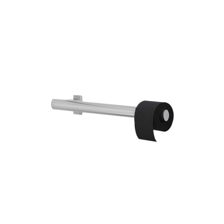 Barre d'appui multifonctions pour WC 350 mm, avec porte-rouleau, anodisé
