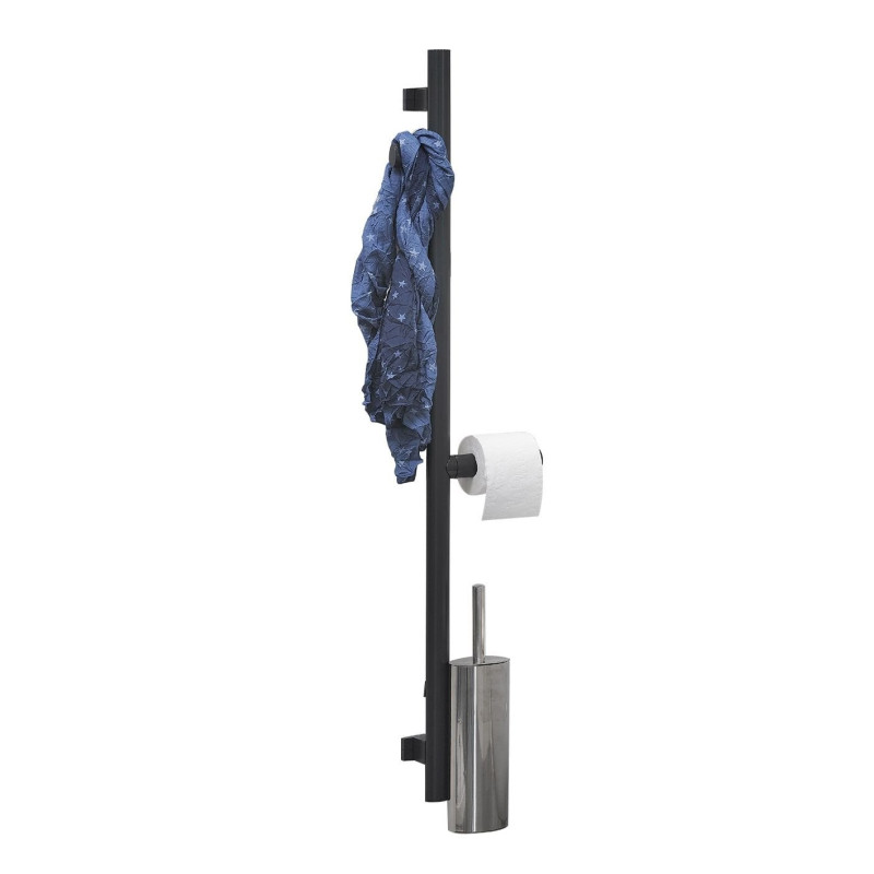 Barre d'appui verticale multifonctions H1050 mm, avec 3 accessoires, anthracite