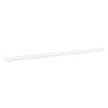 Barre d'appui 1200 mm, avec coude, Ergolife nylon blanc, Ø 38x25 mm, sans embase