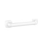 Barre d'appui, Ergolife nylon blanc, profil acier, Ø38x25 mm, avec embase