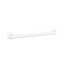 Barre d'appui, Ergolife nylon blanc, profil acier, Ø38x25 mm, avec embase