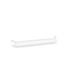 Barre d'appui, Ergolife nylon blanc, profil acier, Ø38x25 mm, sans embase