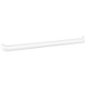 Barre d'appui, Ergolife nylon blanc, profil acier, Ø38x25 mm, sans embase