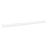 Barre d'appui, Ergolife nylon blanc, profil acier, Ø38x25 mm, sans embase