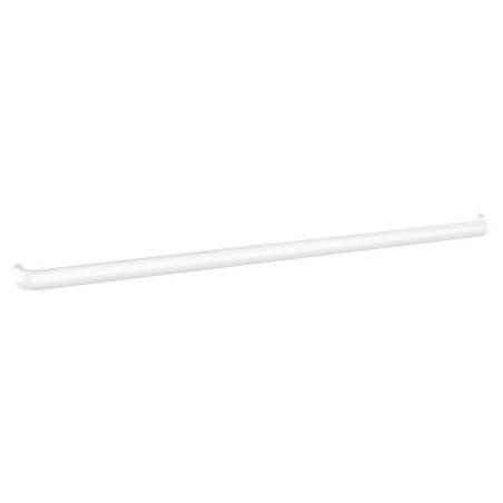 Barre d'appui 1000 mm, Ergolife nylon blanc, profil acier, Ø38x25mm, sans embase