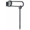 Barre relevable Arsis avec béquille de soutien, anthracite flasque chromé