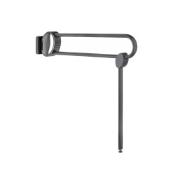 Barre relevable Arsis avec béquille de soutien, anthracite flasque chromé