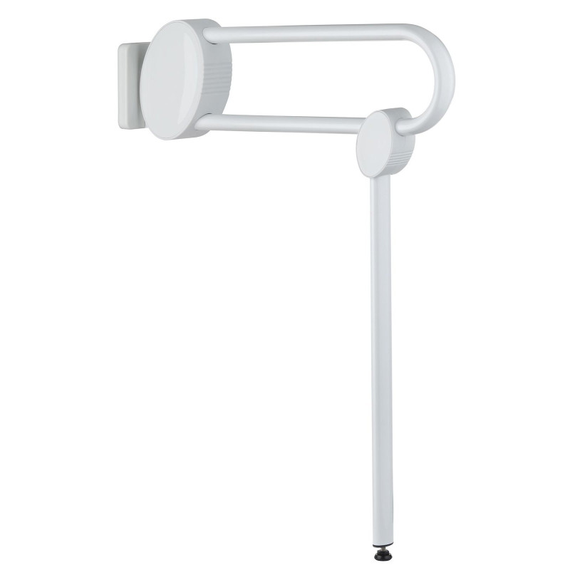 Barre relevable Arsis avec béquille de soutien, blanc flasque blanc