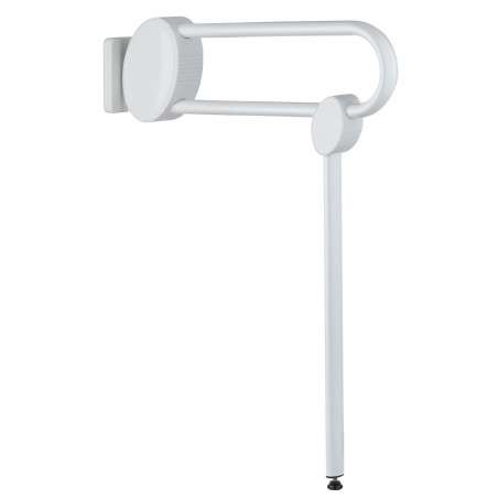 Barre relevable Arsis avec béquille de soutien, blanc flasque blanc