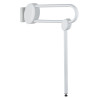 Barre relevable Arsis avec béquille de soutien, blanc flasque blanc