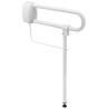 Barre relevable Classic avec béquille de soutien, aluminium époxy blanc