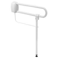 Barre relevable Classic avec béquille de soutien, aluminium époxy blanc