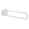 Barre relevable, tube aluminium blanc Ø 38 x 25 mm, fixations invisibles