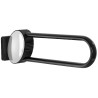 Barre relevable 600mm, tube alu. gris anthracite Ø 38x25mm, fixations invisibles