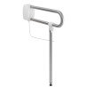 Béquille de soutien 50 x 700 mm, pour barre relevable, tube inox brossé Ø 30 mm