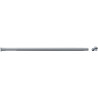 Porte-rideau droit extensible 580 à 900 mm, laiton chromé Ø 20 mm, embases, vis