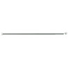 Porte-rideaux droit extensible 1200/2200 mm, tube aluminium Ø 18/20 mm, ventouse