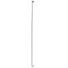 Tendeur plafond recoupable pour porte-rideaux Ø20 mm, laiton chromé Ø4 mm